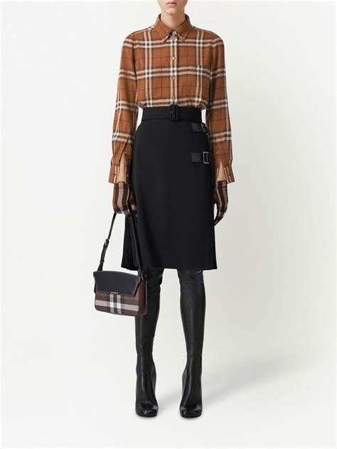 burberry london women shirt|burberry check flannel shirt.